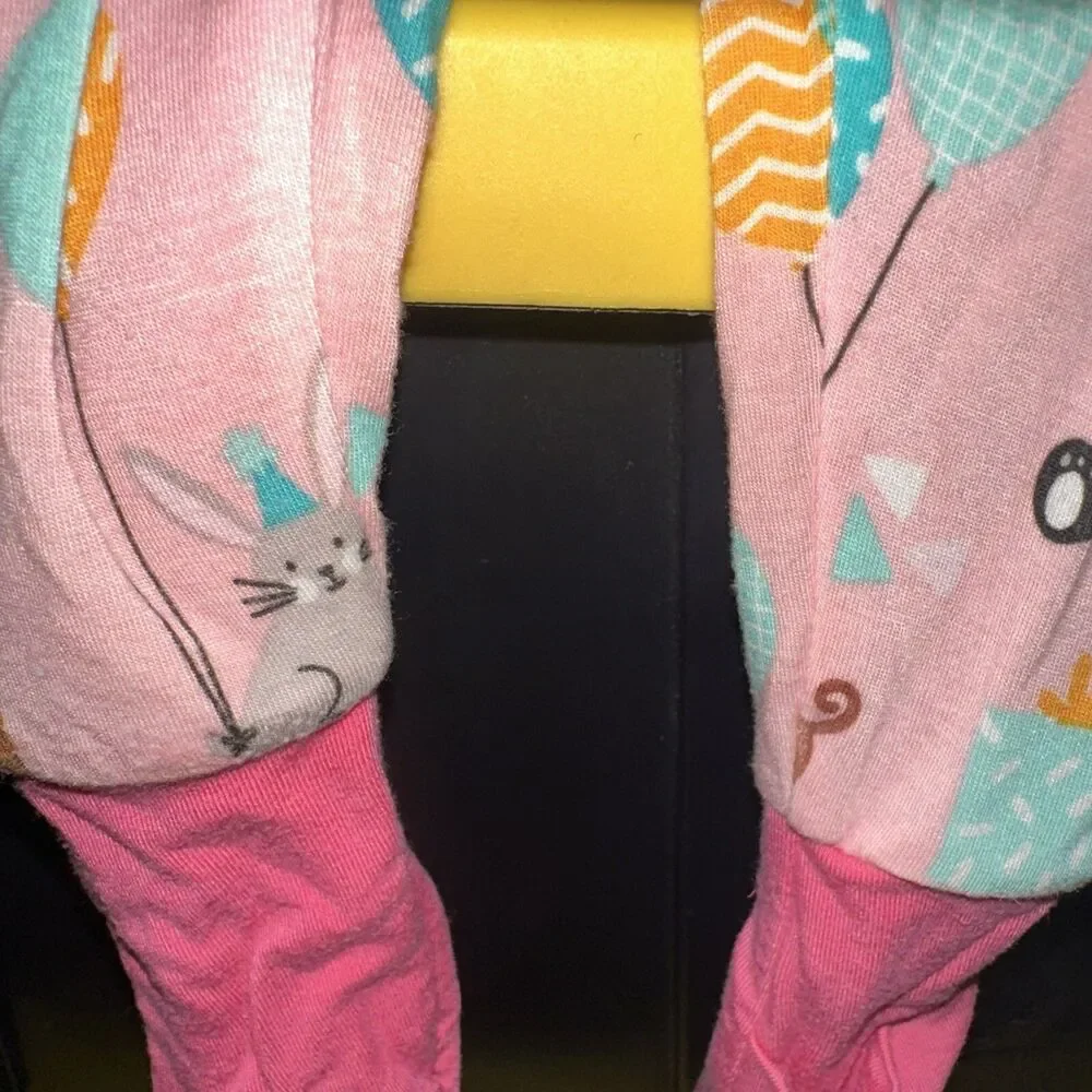 Little Sleepies Party Animals Pink 12/18